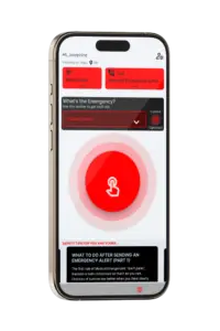 Shepherdview mobile App - Panic button screen