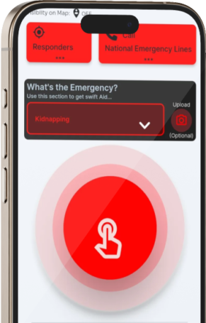 Shepherdview mobile App - Panic button screen- snippet