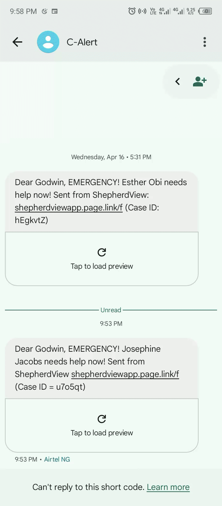 Shepherdview mobile App - How to find users in distress during emergencies